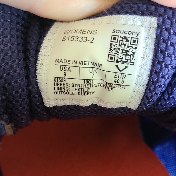 Saucony Cohesion 10 Women's Athletic Running Shoes in Blue Pink Womens Size 9 - Picture 12 of 14